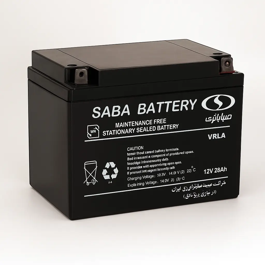 باتری یو پی اس 12 ولت 7.5 آمپر صباباتری باتری یو پی اس 12 ولت 7.5 آمپر صباباتری
