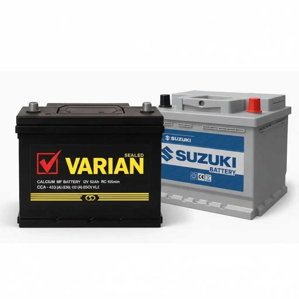 مقایسه باتری واریان در برابر سوزوکی
